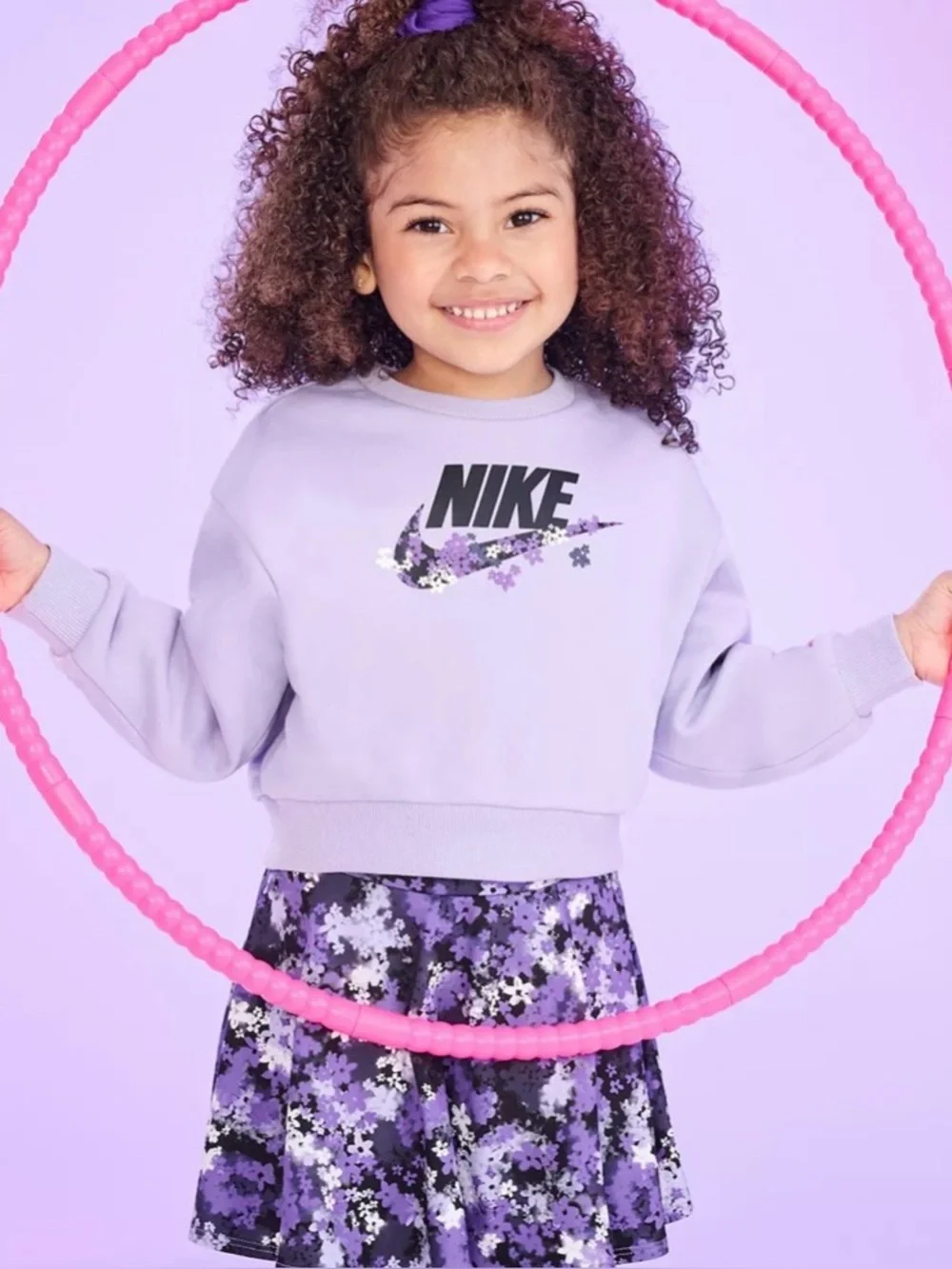 NIKE Girl’s Crew Neck Sweatshirt - Size 2T (1-2 years)